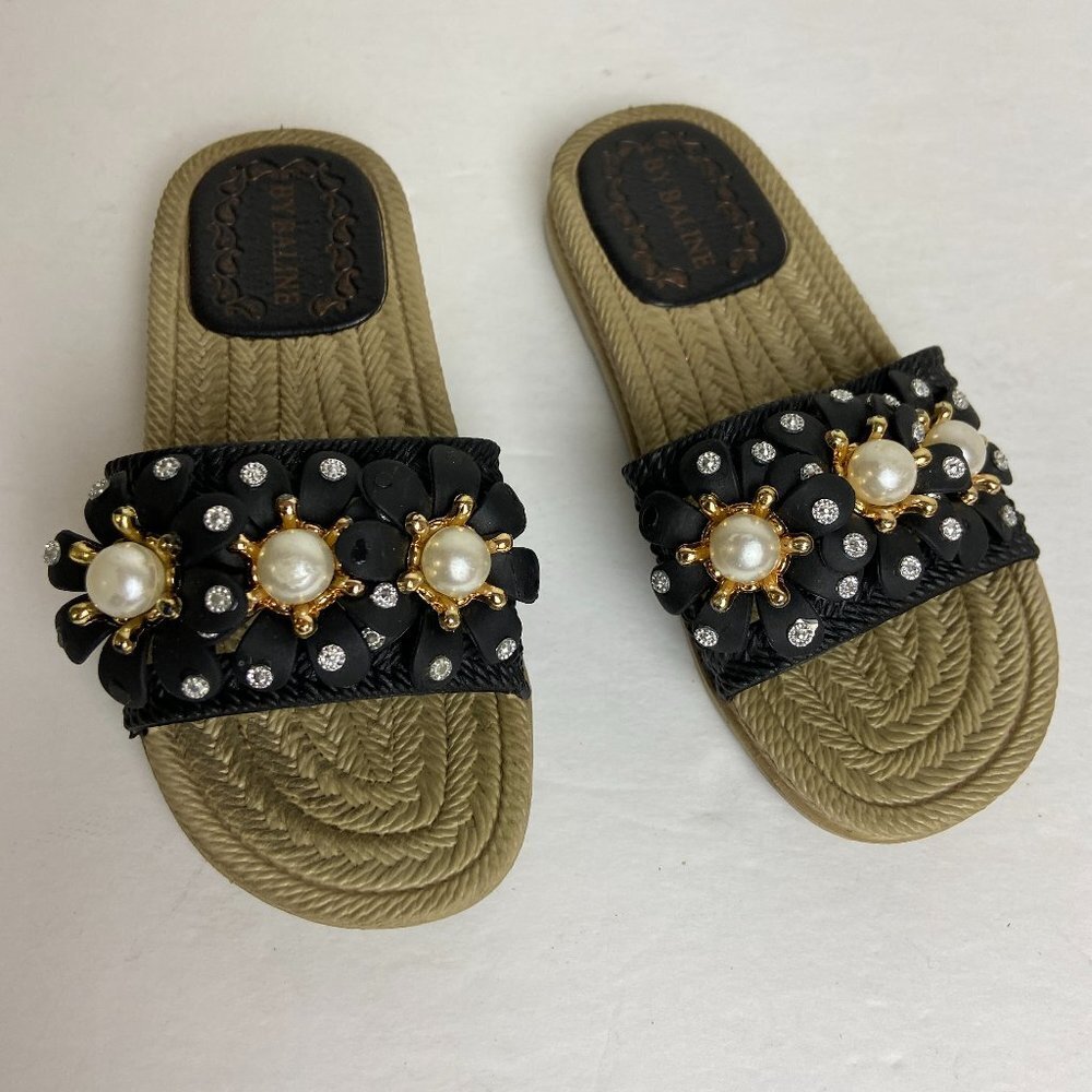 By Baline Girl Sandals Flip Flop Sz 9-9.5 ( EU 26) - Picture 1 of 10